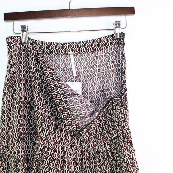 Free People Nadia Geometric‎ Ruffled Wrap Skirt 2 - Picture 4 of 8